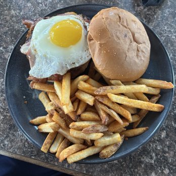 The Pig and The Hen - Breakfast Burger - Breakfast & Brunch Near Me - Flint, Michigan