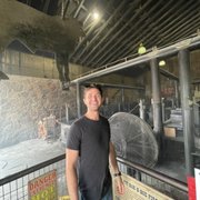 Photo of Hard Eight BBQ - The Colony, TX, United States. Watching the smokers at work!