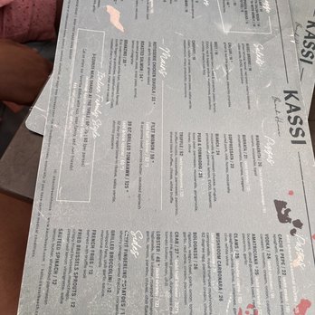 Kassi Beach - Menu - Italian Near Me - Las Vegas, Nevada