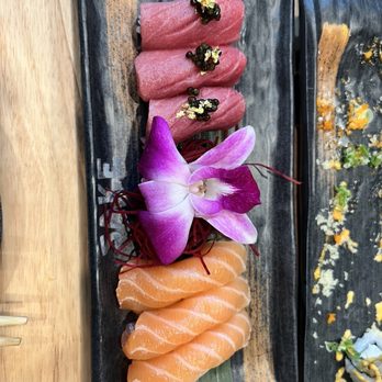 Sake - Tuna & Salmon Nigiri - Japanese Near Me - Sacramento, California Sake - Tuna & Salmon Nigiri - Japanese Near Me - Sacramento, California