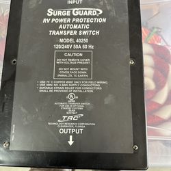 Tye RV Park - Transfer switch