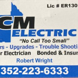 CM Electric - CM Electric business card