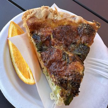 HI Pie Bakery + Cafe - Broccoli Spinach Cheddar Quiche - Bakeries Near Me - Haleiwa, Hawaii HI Pie Bakery + Cafe - Broccoli Spinach Cheddar Quiche - Bakeries Near Me - Haleiwa, Hawaii