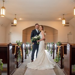 The Abbey - The stained glass windows let in beautiful natural light!