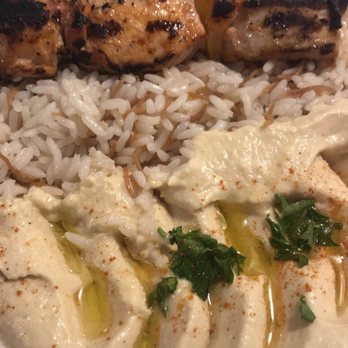 Ozzy's Kabob - Chicken kabob plate - Middle Eastern Near Me - Okemos, Michigan
