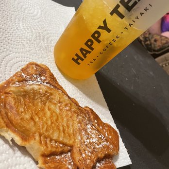 Happy Tea Cafe - Mango green tea, PB & J taiyaki - Coffee & Tea Near Me - La Quinta, California