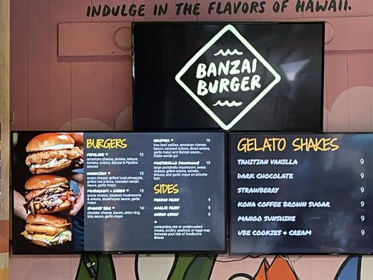 Menu photo 5 Banzai Burger Honolulu, HI