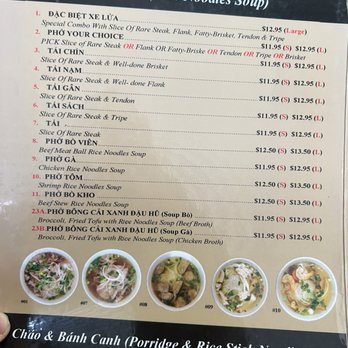 Pho So 1 - The menu - Vietnamese Near Me - Reseda, California
