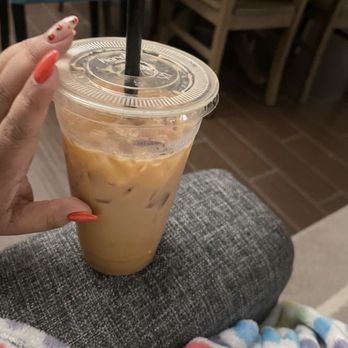 Cafe Agape - Iced Americano with churro flavoring - Coffee & Tea Near Me - Beaumont, California Cafe Agape - Iced Americano with churro flavoring - Coffee & Tea Near Me - Beaumont, California