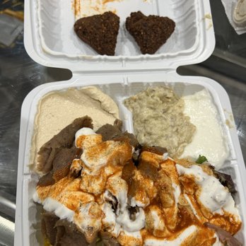 ACHILLES - Gyro beef/Achilles chicken combo plate and Falafel - Mediterranean Near Me - Santa Clara, California ACHILLES - Gyro beef/Achilles chicken combo plate and Falafel - Mediterranean Near Me - Santa Clara, California