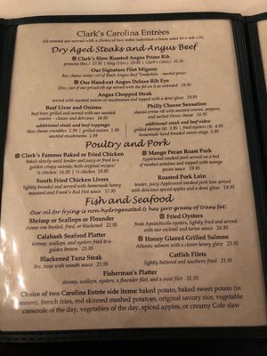 Menu photo 7 Clark's Inn and Restaurant Santee, SC