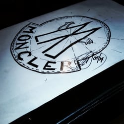 Moncler - This "masterpiece" was procreated at said establishment.