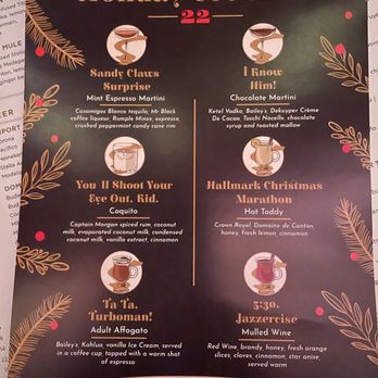 Foundation Room - Holiday menu - Lounges Near Me - Las Vegas, Nevada
