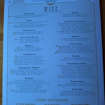Clearwater Restaurant - Drinks - New American Near Me - Newport, Oregon