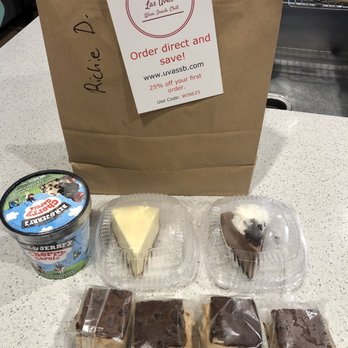 Las Uvas - My order ready to be eaten with a coupon for next time! - Beer, Wine & Spirits Near Me - Goleta, California Las Uvas - My order ready to be eaten with a coupon for next time! - Beer, Wine & Spirits Near Me - Goleta, California