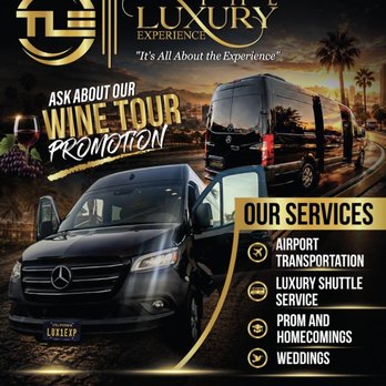 The Luxury Experience Transportation - Airport Shuttles Near Me - Rancho Cucamonga, California The Luxury Experience Transportation - Airport Shuttles Near Me - Rancho Cucamonga, California
