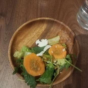 M Tempura - The salad course - Japanese Near Me - Durham, North Carolina