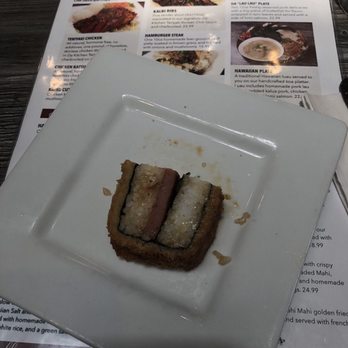 Da Kitchen Maui - Appetizer--spam and rice wrapped in seaweed and deep fried Super good! - Hawaiian Near Me - Kihei, Hawaii
