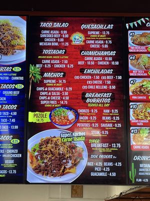 Menu photo 1 Super Burritos Mexican Food Redding, CA Menu photo 1 Super Burritos Mexican Food Redding, CA