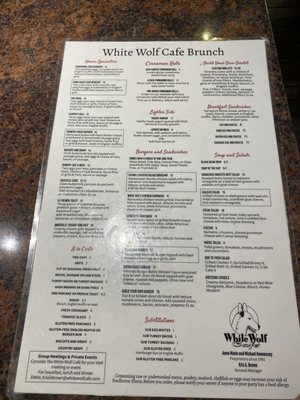 Menu photo 7 White Wolf Cafe Orlando, FL