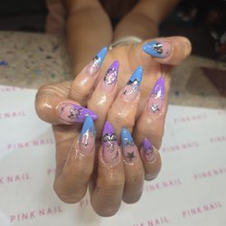 Pink Nails by Sarah