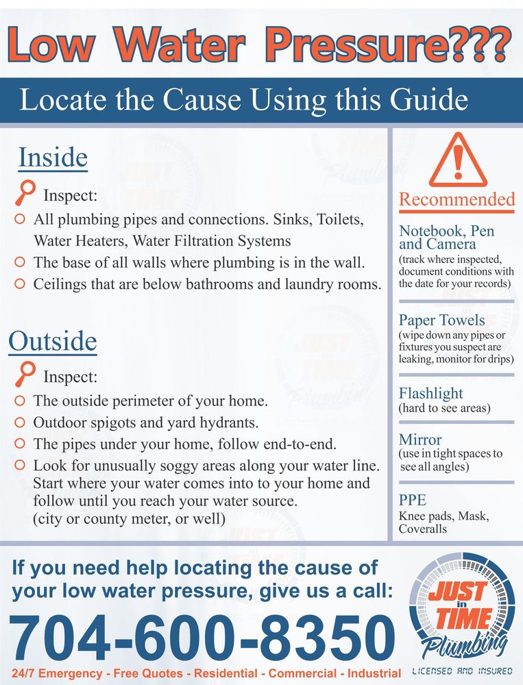 Slide of Just In Time Plumbing