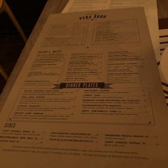 Pera Soho - Menu - Mediterranean Near Me - New York, New York