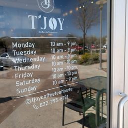 Exterior photo of T'JOY Coffee & Teahouse - Pearland, Texas Exterior photo of T'JOY Coffee & Teahouse - Pearland, Texas