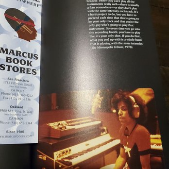 Marcus Books - Miss you Prince - Bookstores Near Me - Oakland, California