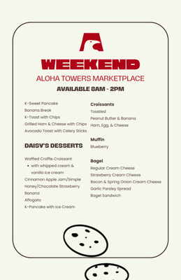 Menu photo 6 Cafe 'Alalā Urban Honolulu, HI