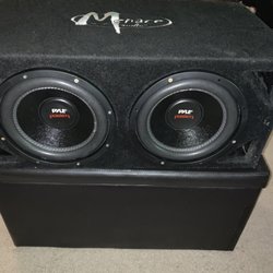 Official Audio And Video - Subwoofer and amp after being tested