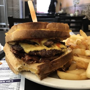 Sunshine Grill - The Volcano was good but it's too many good thing starched onto eachother and get muddled. Plus it really hard to eat - Breakfast & Brunch Near Me - Edison, New Jersey Sunshine Grill - The Volcano was good but it's too many good thing starched onto eachother and get muddled. Plus it really hard to eat - Breakfast & Brunch Near Me - Edison, New Jersey