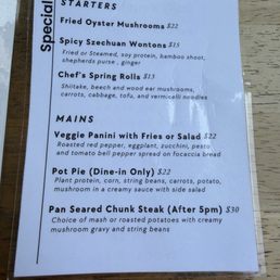 Menu Menu