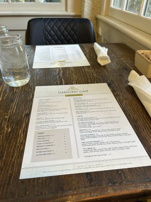 Menu photo 2 Oakhurst Café Charlottesville, VA Menu photo 2 Oakhurst Café Charlottesville, VA