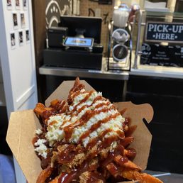 The Carolina with Sweet Potato Fries The Carolina with Sweet Potato Fries