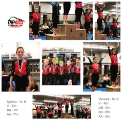 The Rock Gymnastics Training Center - Congratulations Sydney and Vanessa on a wonderful Xcel Silver State Championships - December 2019