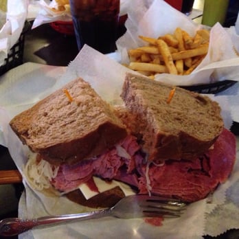 Airport Wheat & Rye - A big Ruben, yes that is a fork next to it - New American Near Me - Romulus, Michigan Airport Wheat & Rye - A big Ruben, yes that is a fork next to it - New American Near Me - Romulus, Michigan