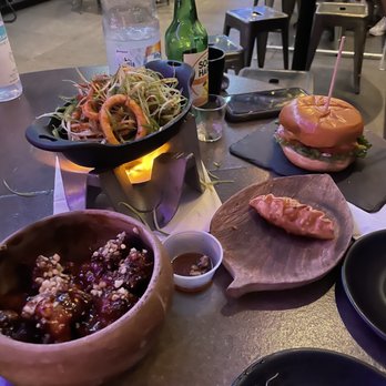 Anytime Kitchen - Popcorn chicken, gyoza, spicy pork and squid, Galbi burger - Korean Near Me - New York, New York Anytime Kitchen - Popcorn chicken, gyoza, spicy pork and squid, Galbi burger - Korean Near Me - New York, New York