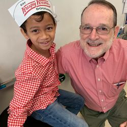 Silver Forest Dental - Reviewer with grandson.