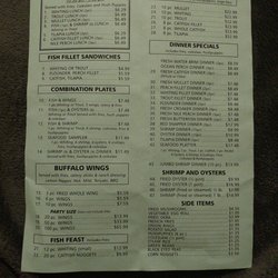 Fish House IV - Menu