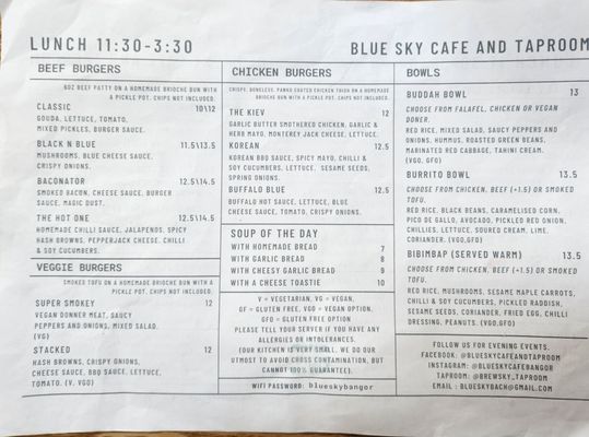 Blue Sky Cafe & Taproom by null