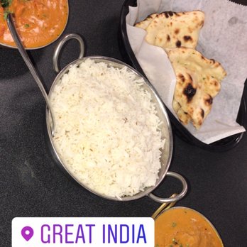 Great India - Butter Naan Butter Chicken Coconut Korma - Indian Near Me - Midvale, Utah Great India - Butter Naan Butter Chicken Coconut Korma - Indian Near Me - Midvale, Utah