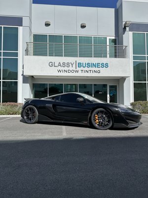 Glassy Business Window Tinting