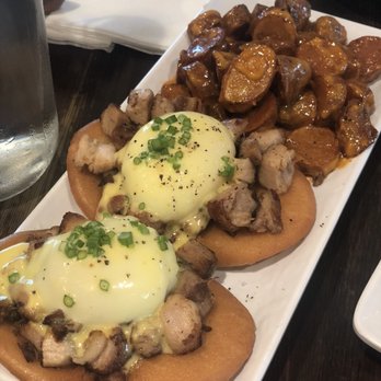 DOMU - Brunch baos. The saucy potatoes were delicious also! - Ramen Near Me - Orlando, Florida