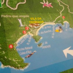 Praia de Fora - Mapa das praias de Trindade