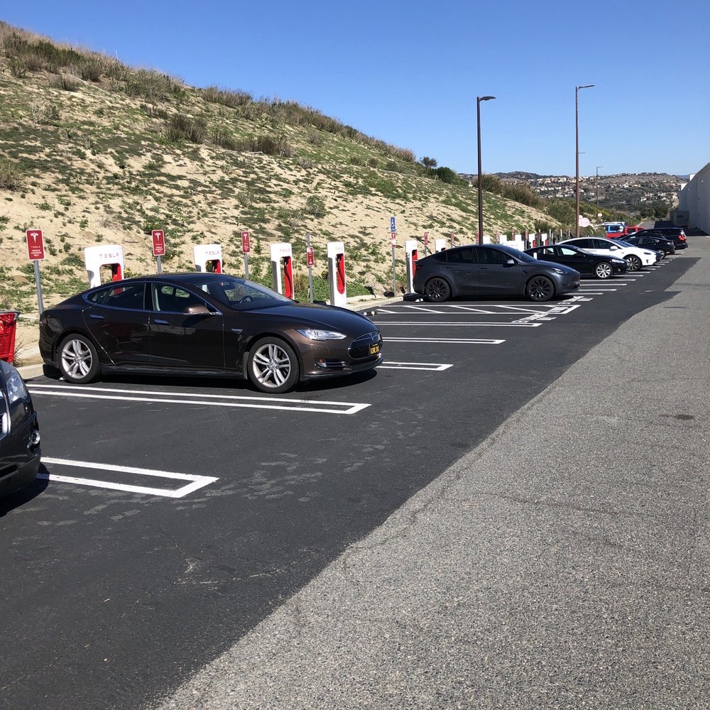 Tesla Supercharger - Lots of vacant stalls - EV Charging Stations Near Me - San Clemente, California Tesla Supercharger - Lots of vacant stalls - EV Charging Stations Near Me - San Clemente, California