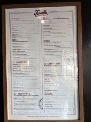Menu photo 1 Fiorella's Italian Kitchen Oxon Hill, MD Menu photo 1 Fiorella's Italian Kitchen Oxon Hill, MD
