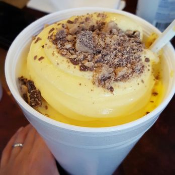 Yogurt Mill - Mango (lactose free) with heath toffee - Ice Cream & Frozen Yogurt Near Me - El Cajon, California Yogurt Mill - Mango (lactose free) with heath toffee - Ice Cream & Frozen Yogurt Near Me - El Cajon, California