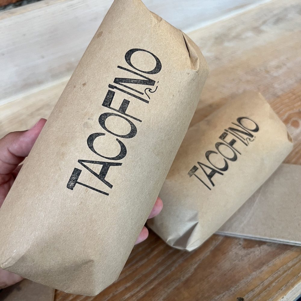 Two burritos to go Two burritos to go