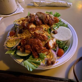 Charlie Brown's Restaurant - Chicken Tender Salad with Buffalo sauce - Pubs Near Me - Lexington, Kentucky Charlie Brown's Restaurant - Chicken Tender Salad with Buffalo sauce - Pubs Near Me - Lexington, Kentucky